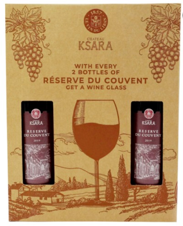 Ksara Reserve du couvent Christmas pack