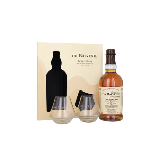 Balvenie 12yo DoubleWood 70cl +Glasses